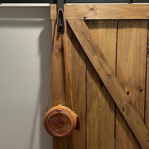 NWT Collection 18 Round Rattan Bag